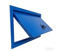 WDJBPSH Trampilla Pladur con Cerradura Trampilla de Inspección para Techo, Pared y Paneles Yeso, Escotilla Eléctrica, Puerta del Panel Acceso(Blue,W9xH12in/22.9x30.5cm)