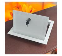 WDJBPSH Trampilla Pladur con Cerradura Trampilla de Inspección para Techo, Pared y Paneles Yeso, Escotilla Eléctrica, Puerta del Panel Acceso(White,W9xH12in/22.9x30.5cm)