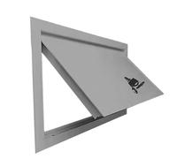 WDJBPSH Trampilla Pladur con Cerradura Trampilla de Inspección para Techo, Pared y Paneles Yeso, Escotilla Eléctrica, Puerta del Panel Acceso(Gray,W9xH12in/22.9x30.5cm)