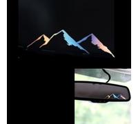 WDJRUIRUI 2 Piezas Pegatinas Decorativas de Montañas para Espejo Retrovisor para Porsche Panamera 2 (II) 971 I 2016-2024
