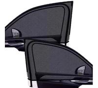 WDJRUIRUI 2 Unidades Mosquitera Coche para Skoda Superb Combi 3 (III) 3V I 2015-2024 2025, Malla de Spandex Transpirable Parasol Ventanilla Lateral Antipolen Negro Bloqueador UV