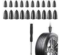 WDJRUIRUI 20 Piezas Clavos de Reparación de Neumáticos sin Cámara para Alfa Romeo 159 156 Giulietta Mito Stelvio Giulia Spider Brera