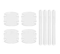 WDJRUIRUI 8 Piezas Protectores Manija de Coche para Mercedes Benz C-Klasse Coupé C205 I 2015-2023,Pegatinas Coche UTransparentes Autoadhesivas, Evitar arañazos Protección