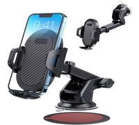 WDJRUIRUI Soporte Móvil Coche para Dacia Sandero III Stepway 2020 2021 2022,Ventosa Potente Suporte Telemovel Carro en Salpicadero Rotación 360° Liberación de un Botón