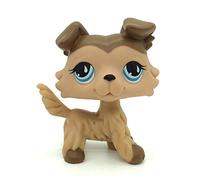 WDJZWZD Mini Pet Toy Collection #893 Tan Collie Dog Teardrop Eyes Rare Puppy