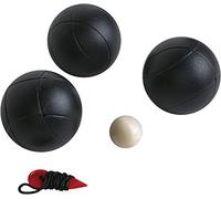 WDK Partner 3 Bolas de Petanca Negras Mate STRIEES 720G