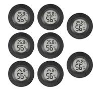 WDKXCN 8 Pcs Termometro Digital Casa, Higrometro Digital, Mini Termometro Higrometro, Temperatura y Humedad, -50°C~+70°C, 10%-99% RH para Habitación de Bebé, Sala de Estar, Oficina, Invernadero