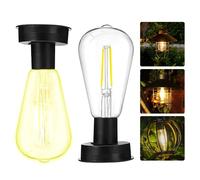 WDKXCN Bombilla Solar Exterior, 2 Piezas Blanco Cálido Bombillas Solares de Repuesto, 8.5cm LED Lamparas Solares Exterior Jardin, para Linterna al Aire Libre, Accesorios de Jardín, Decoración & DIY