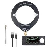 WDKXCN Mini Si4732 Pocket Radio, Mini Radio Si4732, 0,5 A 108 MHz, Control ESP 32-S3, Pantalla IPS De 1,9 Pulgadas y Antena Telescópica Portátil, para Transmisión Am, FM, LSB y USB