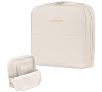 Wdmiya Bolsa Maquillaje Viaje para Mujer, Bolsa de Cosméticos de Pie, Neceser Maquillaje Cuero PU con División, Multifuncional, Impermeable, Organizador Bolsas de Aseo