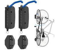 Wdmiya Soporte Bicicletas Pared Giratorio Portabilidad de Hasta 30 KG, Colgador Bicicleta Pared Vertical Seguridad, Gancho Pared MTB, Soporte Bici para Casa y Garaje (2Pack)