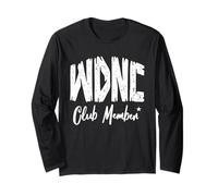 WDNC Club Member We Do Not Care Vintage Rebel Tee Manga Larga