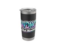 WDNC - We Do Not Care Club Vaso térmico de acero inoxidable de doble pared