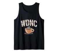 WDNC We Do Not Care Coffee Sarcástico Pre Menopausia Camiseta sin Mangas