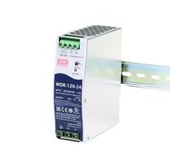 WDR-120W 12V 24V Montaje en riel DIN Guía de entrada AV380V Interruptor de protección contra cortocircuito Fuente de alimentación CA/CC 120 W(WDR-120-24V)