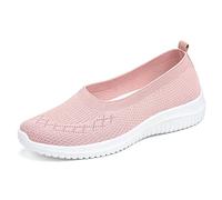 WDRHC Zapatillas De Deporte Zapatos Respirado Ligero Malla Talla 36-41 Mujeres Deporte Running Zapatillas Sacudir Casual Zapatos Zapatos Planos Rosa