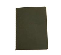 WDSBZNB Libreta Pequeña Cuaderno A6 de papel blanco en, planificador diario escritura, bloc notas, dibujo, pintura, cuaderno bocetos, material papelería for oficina y escuela(Black-140x110mm)
