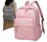 WDSBZNB Mochilas Escolares Mochila for mujer, última mochila escolar de gran capacidad for estudiantes, ligera for portátil, un solo hombro a la moda(Pink)