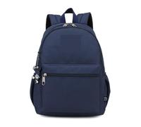 WDSBZNB Mochilas Escolares Mochila ligera, impermeable, de gran capacidad for el tiempo libre, for hombres y mujeres, mochila escolar, bolsa viaje, negra, azul, blanca roja(Blue)