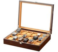 WDSOPK -188 Storage Box- 18-Slot Watch Box with Removable Pillow Display Case Storage Box(B-A)