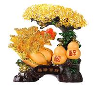 WDSOPK Árbol del Dinero Feng Shui Bonsai, Árbol De Citrino, Calabaza De La Suerte, Adornos De Cristal Curativo, Bonsái, Árbol De Gemas, Regalo Decorativo, Arte De La R(B)