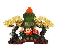 WDSOPK Árbol del Dinero Feng Shui Bonsai, Citrino, Piedras Preciosas, Árbol De Cristal De Chakra, Cornucopia, Adornos con Propiedades Curativas, Árbol del Dinero Feng