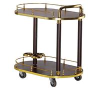 WDSOPK Bar Serving Cart For Hotel Business Restaurant, Mini Bar Trolley Bar Cart Camping Trolley Drinks Cart Bar Table Side Table Display Cabinet Vegetable Stand Utility Cart