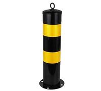WDSOPK Bolardo de seguridad, barreras de estacionamiento, postes de seguridad para entrada con tiras reflectantes, bolardos de seguridad para entradas, carreteras públicas, estacionamientos de