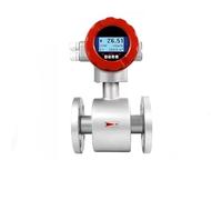 WDSOPK Caudalímetro Electromagnético para Solución Salina, Precisión del 1,0%, Acero Al Carbono, Revestimiento De PTFE, para Aguas Residuales Y Líquidas.(Dn20)