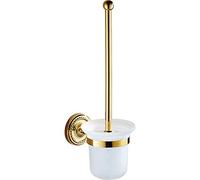 WDSOPK Cepillo De Inodoro Y Soporte, Cepillo De Inodoro De Acero Inoxidable Color Carbón para Almacenamiento Y Organización del Baño - Ahorro De Espacio, Resistente, L