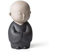 WDSOPK Ceramic Little Cute Monk Figurine, Handmade Little Monk Ornaments, Tea Set Accessories