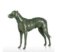 WDSOPK Dog Decoration Statue, Dog Model Resin Figure Animal Statue Creative Home Decoration Ornaments Collection Gift