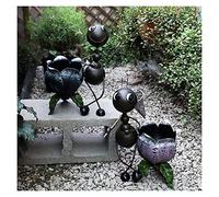WDSOPK Garden Statues Garden Sculpture Statue Outdoor 2 Pieces/Set of Wrought Iron Ant Animal Figurines Couple Garden Decoration Accessories Outdoor Art Ornaments
