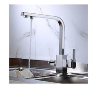WDSOPK Grifo De Cocina De Latón Cromado con Rotación De 360°. Grifo con Filtro Y Purificador De Agua para Grifos De Fregadero.