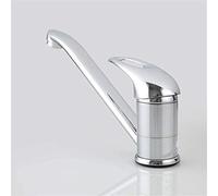 WDSOPK Grifos De Cocina Grifo De Cocina Grifo De Cocina De Una Sola Mano De Latón Montado En La Cubierta Grifo De Cocina con Rotación De 360 Grados Acabado Cromado