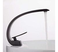 WDSOPK Grifos De Cocina Grifo De Cocina Grifo De Lavabo De Baño De Latón Negro Grifo Monomando para Fregadero De Agua Fría Y Caliente Grifos De Lavabo Elegantes Antiguos
