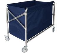 WDSOPK Large Movable Trolleys, Kitchen Storage Hand Trucks, Beauty Salon Trolley Foldable Laundry Sorter Cart Laundry Rolling Cart For Hotel Room