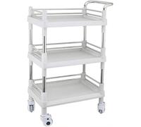WDSOPK Multifunctional Utility Cart Service Storage Trolley Medical Trolley with Drawers, Stainless Steel Medical Cart, Assemble The Surgical Cart, Rescue Vehicle Instrument Cha(54X37X98Cm)
