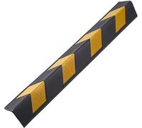 WDSOPK Protector de pared para garaje, protector de esquina de pared, bolardo de estacionamiento, garaje, almacén, reflectante, taller, planta baja, garaje, protector de esquina, rojo, 8 piezas (negro