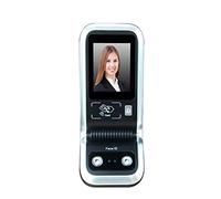 WDSOPK Reloj en máquina, pantalla táctil de 2.8 pulgadas, cámara de seguridad biométrica, control de acceso facial, sistema de acceso a puerta de reconocimiento facial con lector de tarjetas RFID
