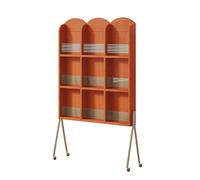 WDSOPK Revistero Sencillo De Madera Maciza De Estilo Retro para Balcón, Ideal para Leer O Guardar Periódicos. También Sirve como Estantería O Librería.(Cereza)