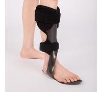 WDSOPK Soporte de fibra de carbono AFO para caída de pie, ortopédico de tobillo para caída del pie, accidente cerebrovascular, hemiplejia, estiramiento de tendones y pantorrillas, soporte de