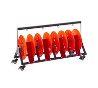 WDSOPK Soporte para carrete eléctrico - Soporte independiente de alta resistencia para alambre / cable dispensador de filamentos - para venta al por menor industrial eléctrico (86 x 30 x 47 cm)