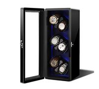 WDSOPK Spinner Winding Box Watch Winders - Automatic Mechanical Watch Shaker Vertical Smart Winding Box Silent Motor Watch Rotating Device Home Multi-Slot Watch Storage Case Org