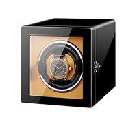 WDSOPK Winding Box Watch Winders - Smart Vertical Watch Winding Box Automatic Mechanical Watches Shaker Quiet Motor Rotating Watch Device Unique 5 Rotation Modes(Gray+Black-A)