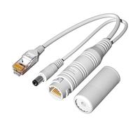 WDT-PD02AF - Adaptador divisor PoE de 48 V, conector macho de 5,5 x 2,1 mm, divisor PoE, combinador separador