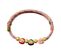 WDUDSUDUW Pulsera Red Lucky, hecho a mano -it cuerda trenzada usted mismo, pulsera tradicional para hombres y mujeres se puede utilizar como cable de oración,B