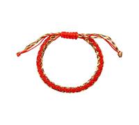 WDUDSUDUW Pulsera Red Lucky, hecho a mano -it cuerda trenzada usted mismo, pulsera tradicional para hombres y mujeres se puede utilizar como cable de oración,R