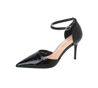 WDUDSUDUW Zapatos de tacón alto con punta puntiaguda de 3.35 pulgadas para mujer, para boda, sexy, para fiestas, bailes de graduación, Negro 3 35, 38.5 EU