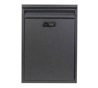 WDWDW Buzón de Seguridad para Exteriores con Cerradura de combinación para Montaje en Pared, Ideal para Uso doméstico y Comercial.